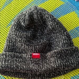 Vans Black and White Knit Beanie
